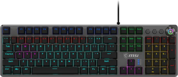 Clavier Gamer mécanique (Red Switch) MSI Forge GK310 RGB (Noir)