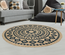 Tapis rond en jute tissé BLARON Care&Fair