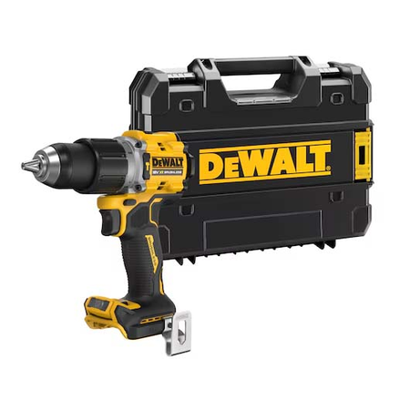 Perceuse-visseuse à percussion 18V Brushless (sans batterie ni chargeur) + coffret T-STAK - DEWALT - DCD805NT