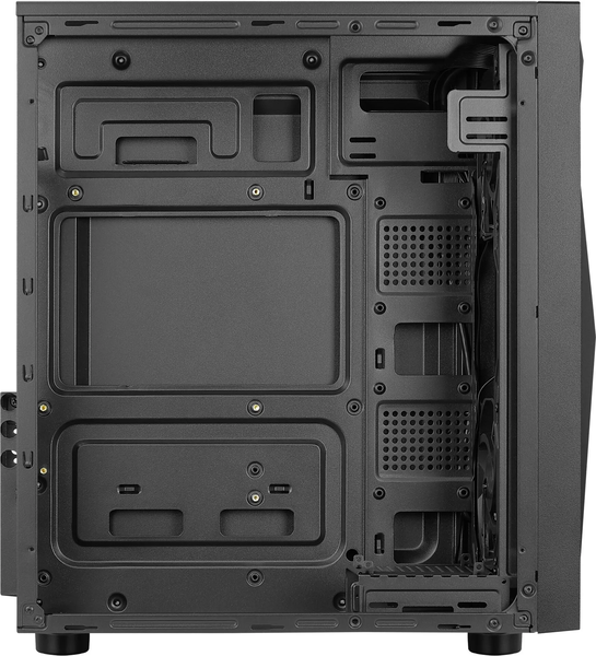 Boitier Moyen Tour ATX AeroCool Glider Cosmo-A RGB avec panneau vitré (Noir)