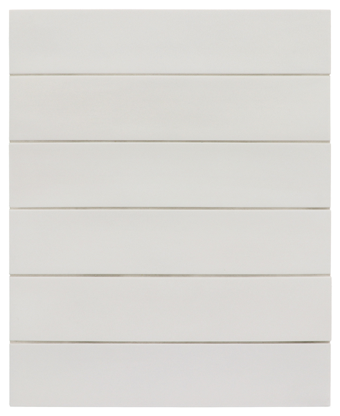 WADI SNOW - Carrelage 6x30 cm rectangulaire mate blanc 30052