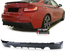 DIFFUSEUR SPORT NOIR BRILLANT SORTIES DROITE ET GAUCHE BMW SERIE 2 COUPE F22 PACK M (05419)