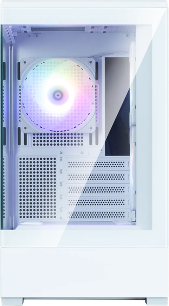 Boitier Mini Tour Micro ATX Zalman P30 V2 RGB avec panneaux vitrés (Blanc)