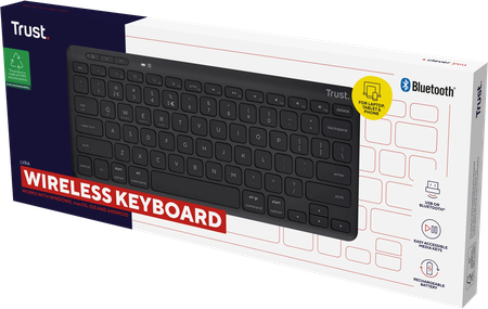 Clavier sans fil Bluetooth Trust Lyra (Noir)