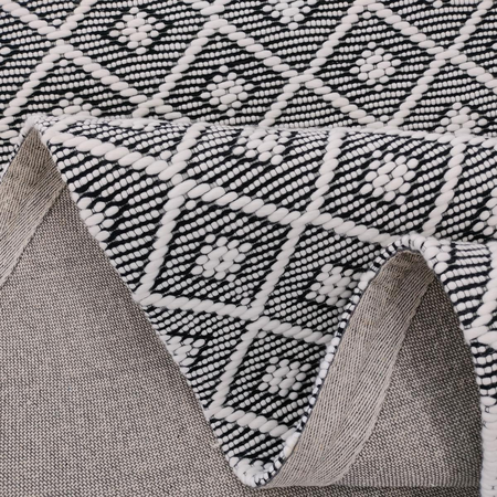 Tapis kilim tissé main en PET RECYKLIMA Care&Fair