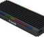 Boitier externe USB-C 3.2 Tooq Shinobi RGB - S-ATA/NVMe M.2 Type 2280 (Noir)