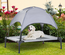Lit pour chien chat sur pieds + parasol + sac de transport