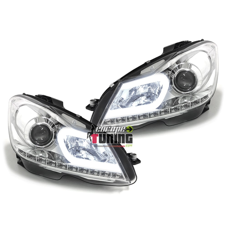FEUX PHARES AVANTS LIGHTBAR LED MERCEDES CLASSE C W204 2011-2014 (04503)
