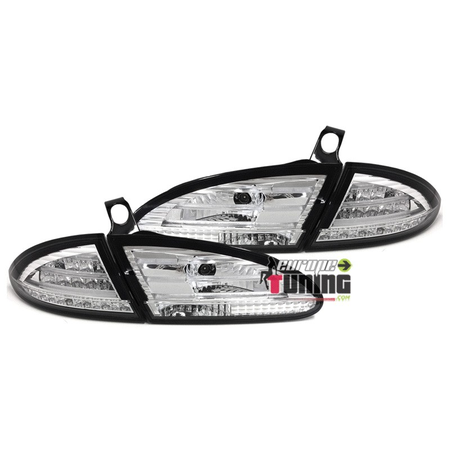 2 FEUX SILVER / CHROME A LEDS SEAT LEON 1P 2005-2009 (04660)