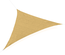 Voile d'ombrage triangulaire grande taille 5 x 5 x 5 m HDPE