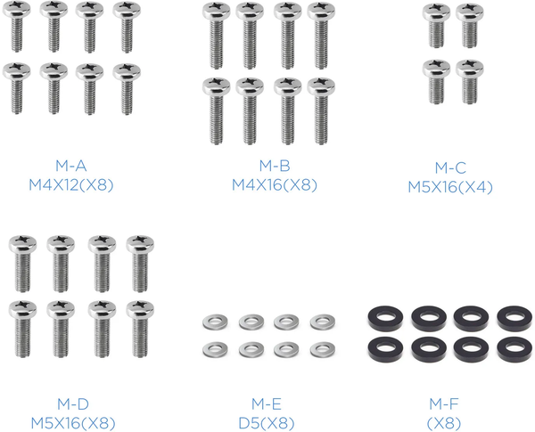 Support double-écran à fixer Tooq DB1232TN 13"-32" (8kg max) (Noir)