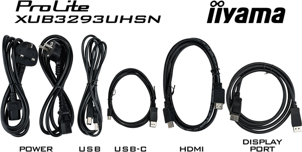 Ecran 32" Iiyama ProLite XUB3293UHSN-B5 4K Ultra HD (Noir)