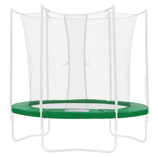 Kangui - Coussin de protection vert pour trampoline Ø 430 cm