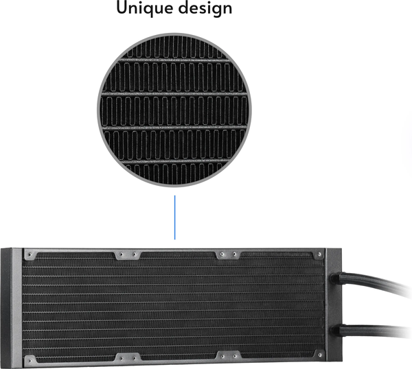 Kit Watercooling AIO Chieftec Iceberg Dark RGB - 360mm (Noir)