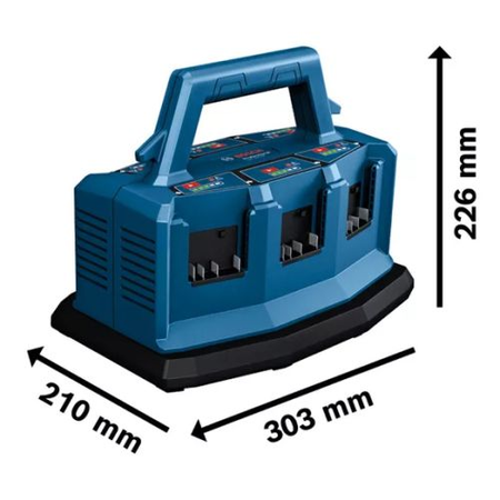 Chargeur rapide 18V GAL 18 V 6-80 en boîte carton - BOSCH - 1600A01U9L