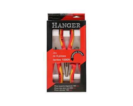 Jeu de 3 pinces isolées 1000V - HANGER - 231098