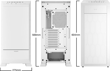 Boitier Grand Tour E-ATX be quiet! Dark Base Pro 901 avec panneau vitré (Blanc)