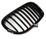 GRILLES CALANDRES NOIRES SPORT BMW SERIE 7 F01 F02 LCI AVEC CAMERA 2012-2016 (05015)