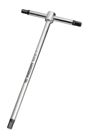 Clé mâle en 'T' 6 pans métriques diamètre 5mm longueur 210mm - FACOM - 84TC.5