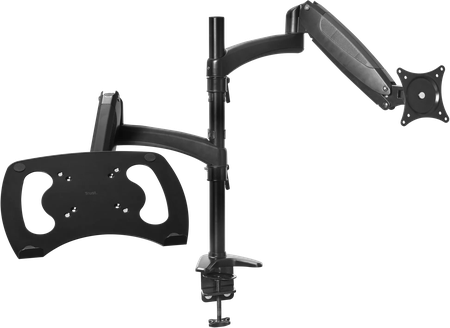 Support écran et ordinateur portable à fixer Trust Mara 32" (2x8kg max)
