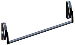 Fermeture anti-panique 1 point noir coupe-feu 1250mm - JPM - 89D100-22-2A