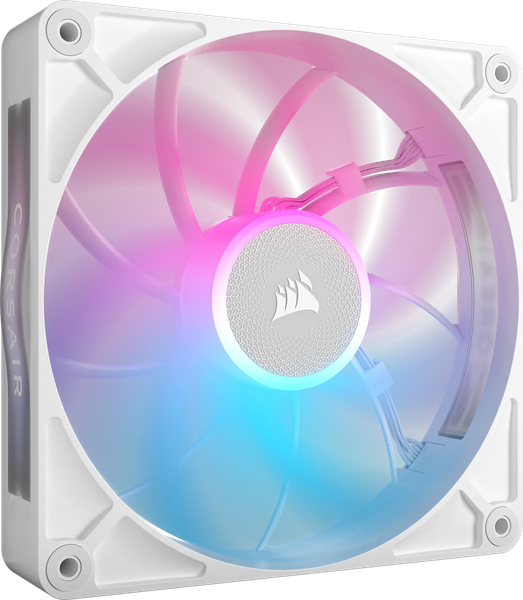 Lot de 2 Ventilateurs de boitier Corsair iCue Link RX Max RGB - 14cm (Blanc)