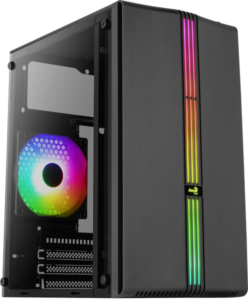 Boitier Mini Tour Micro ATX AeroCool Evo Mini RGB avec panneau vitré (Noir)