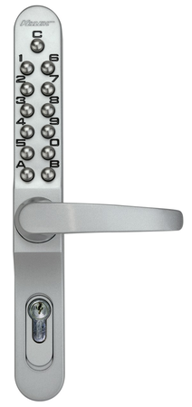 Serrure KEYLEX profil étroit passage - LOKOD - 22701-BN