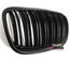 GRILLES CALANDRES SPORT NOIRES MATES DOUBLE AILETTES BMW X5 E70 & X6 E71 (04803)