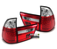 FEUX ROUGES CLAIRS A LEDS AVEC BANDES LONGUES POUR BMW X5 E53 1999-2003 PHASE 1 (03451)