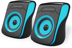 Enceintes Esperanza Flamenco Blue EP140 (Noir/Bleu)