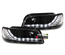 PHARES FEUX AVANTS NOIRS DEVIL EYES AVEC CLIGNOTANTS LED VOLVO V40 ET S40 (13908)