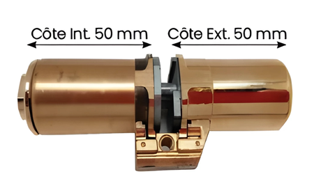 Cylindre monobloc à lanterne court 787M A2P* pour G171 doré - FICHET - 75065820