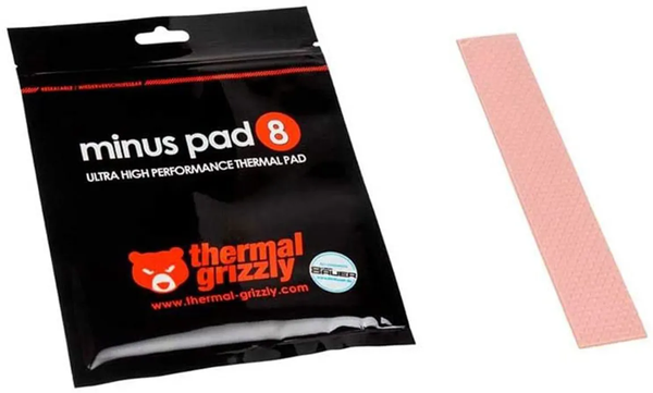 Pad Thermique Thermal Grizzly Minus Pad 8 - 120x20x3 mm (Rose)