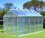 Serre de jardin aluminium polycarbonate fondation lucarne porte