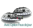 PHARES LED DIURNES CHROME FEUX DE JOUR SEAT IBIZA 6L (03395)
