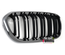 CALANDRES DOUBLES LAMES NOIR ET CHROME LOOK PACK M BMW SERIE 1 F20 F21 FACELIFT (05085)