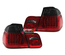 2 FEUX ROUGES NOIRS LOOK M3 A LEDS BMW SERIE 3 E46 BERLINE 2001-2005 PHASE 2 (12271)