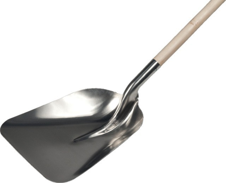 Pelle à neige en aluminium avec manche en bois 130cm - MERMIER - 575133