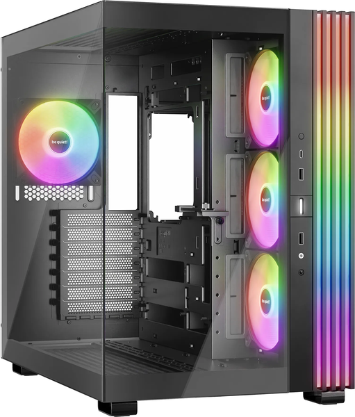 Boitier Moyen Tour ATX be quiet! Light Base 600 LX RGB avec panneaux vitrés (Noir)