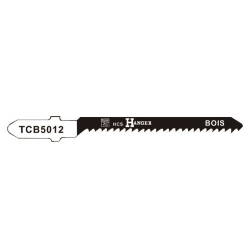Pack de 5 lames de scie sauteuse TCB5012 pour le bois 50 mm HANGER 150218
