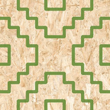 SERIAKI STRAND VERTE Carrelage aspect bois OSB vert