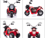 Moto électrique enfant chopper tout-terrain 6 V 20 W