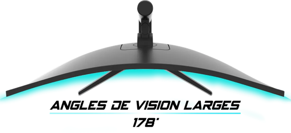 Ecran incurvé 34" Spirit of Gamer Epic WQHD 165Hz (Noir)