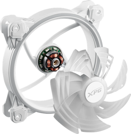 Ventilateur de boitier Adata XPG Hurricane RGB - 12cm (Blanc)