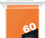 Lot de 60 Sleeves Ultra Pro Pro-Gloss Format Small 62x89mm (Orange)