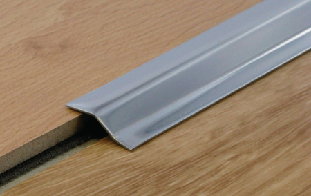 Seuil adhésif multi niveaux 40mm finition inox brillant 0,93ml - DINAC - 0081020 00