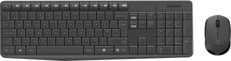 Pack 2en1 (Clavier/Souris) sans fil Logitech MK235 (Noir)