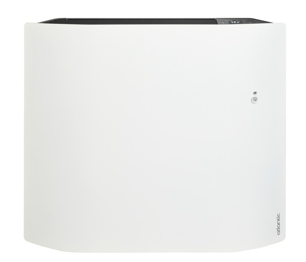 Radiateur électrique connecté lumineux DIVALI horizontal 1500W blanc carat - ATLANTIC - 507613