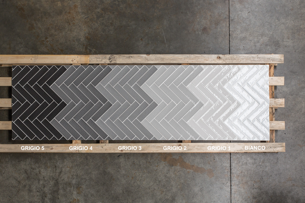 CROMIA26 GRIGIO 5 - 6,5X26,6 CM - Faïence effet zellige Gris Anthracite